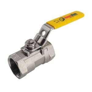 1 1/2" Stainless Steel 316 1000PSI Ball Valve Reduced Blow Out Proof Stem and Locking Handle