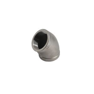 1 1/2 " 45 Elbow 304 Stainless Steel Class 150 FNPT x FNPT Lead Free
