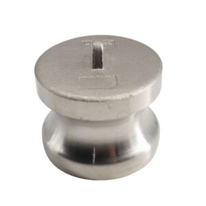1'' Stainless Steel Camlock Male Dust Plug Type DP Cam & Groove Fitting