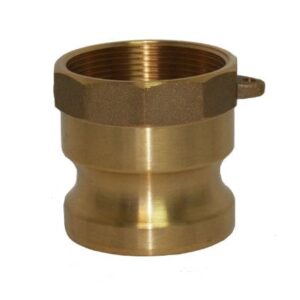 1 1/2" Brass Male Camlock x Female NPT Threaded Type A Cam & Groove Fitting