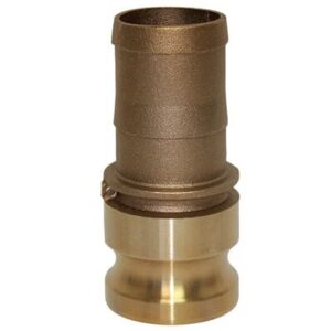 Brass Male Camlock to Hose Shank Type E
