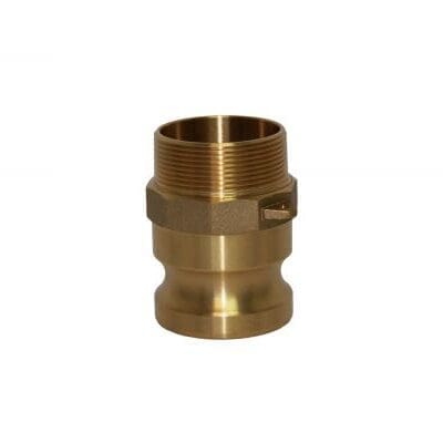 Brass Male Camlock x Male NPT Threaded Type F