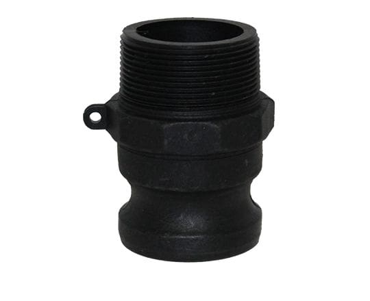 1 1/2″ Plastic Polypropylene Male Camlock x Male NPT Threaded Type F Cam & Groove Fitting Camlock Adapter Fitting