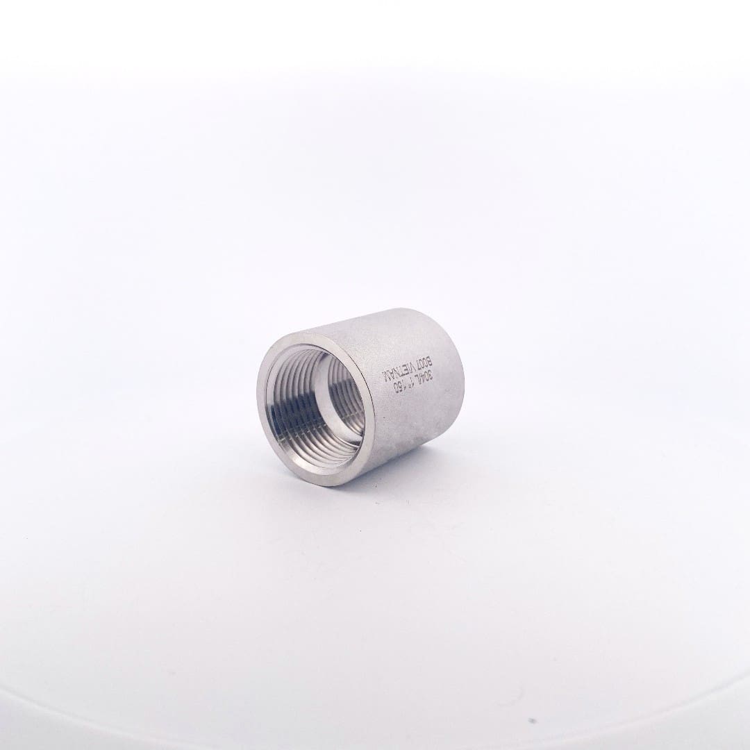 1″ Stainless Steel 316 #150 Socket Weld Full Coupling