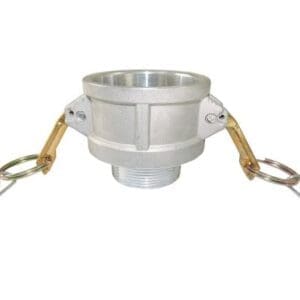 2" Female Camlock x 1 1/2" Male NPT Aluminum Type BR Camlock Adapter Fitting