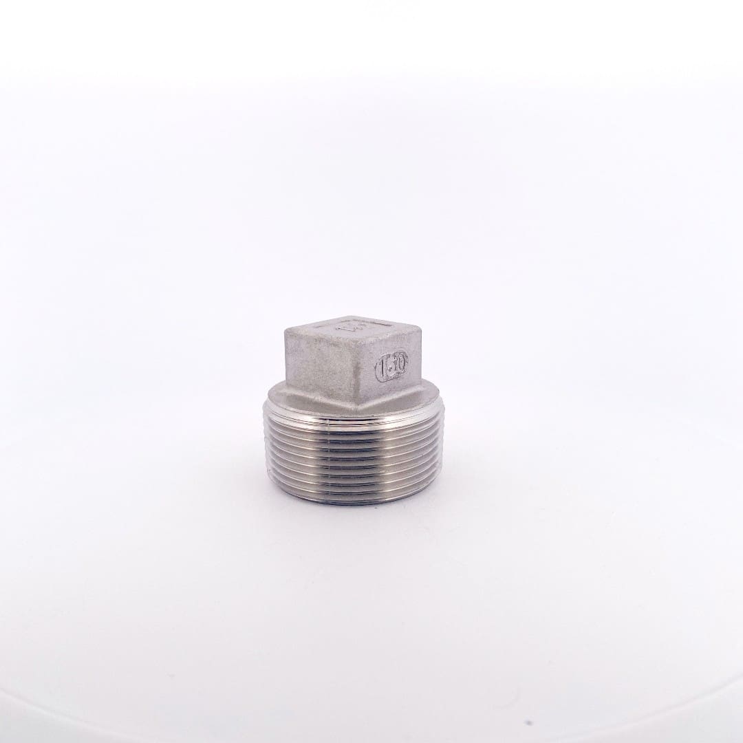 Pipe Plug Square Stainless Steel Class 150 Lead Free