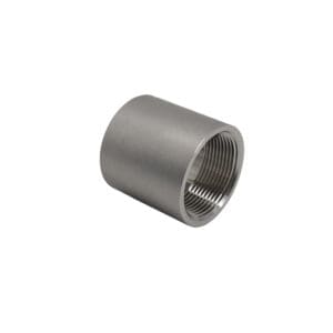 Pipe Coupling Stainless Steel FNPT x FNPT Threaded Lead Free