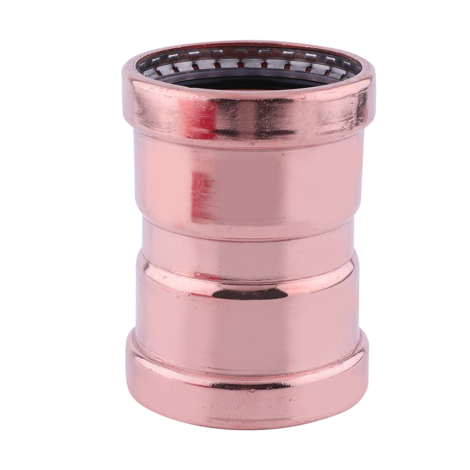 4” x  4” Copper Press XL Coupling With Stop Press x Press