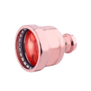 2-1/2'' x 2'' Copper Press XL Coupling Reducer - High-Quality Press Fit x Press Fit for Larger Plumbing & HVAC Connections, Durable Copper, Easy Installation, Reliable Zero Lead