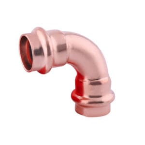 1 1/4'' x  1 1/4'' Copper Press 90° Elbow Press x Press