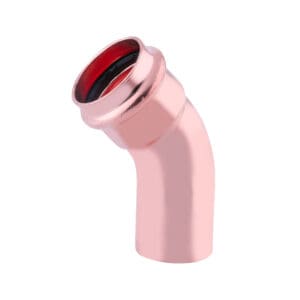 1 1/2'' x  1 1/2'' Copper Press 45° Street Elbow Press x FTG