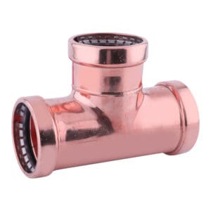 2 1/2'' x  2 1/2'' x  2 1/2'' Copper Press XL Tee Press x Press x Press