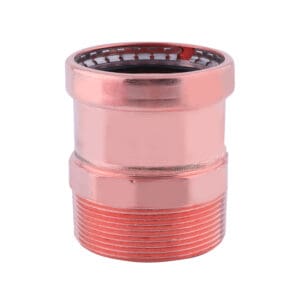 3'' Copper Press XL Male Adapter Press Fit x MNFT - Durable, High-Quality Copper Adapter for Large Plumbing & HVAC Systems, Easy Installation Zero Lead