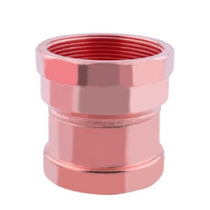 3'' Copper Press XL Female Adapter, Reliable Press Fit x FNPT Female Threaded NPT, Ideal for Large Plumbing and HVAC Systems, Ensures Secure Connections Zero Lead