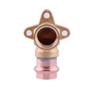 1/2'' x 1/2'' Copper Press 90░ Drop Ear Elbow Press Fit x FNPT Female Threaded NPT - Durable, High-Quality Copper Elbow for Plumbing & HVAC, Easy Installation Zero Lead