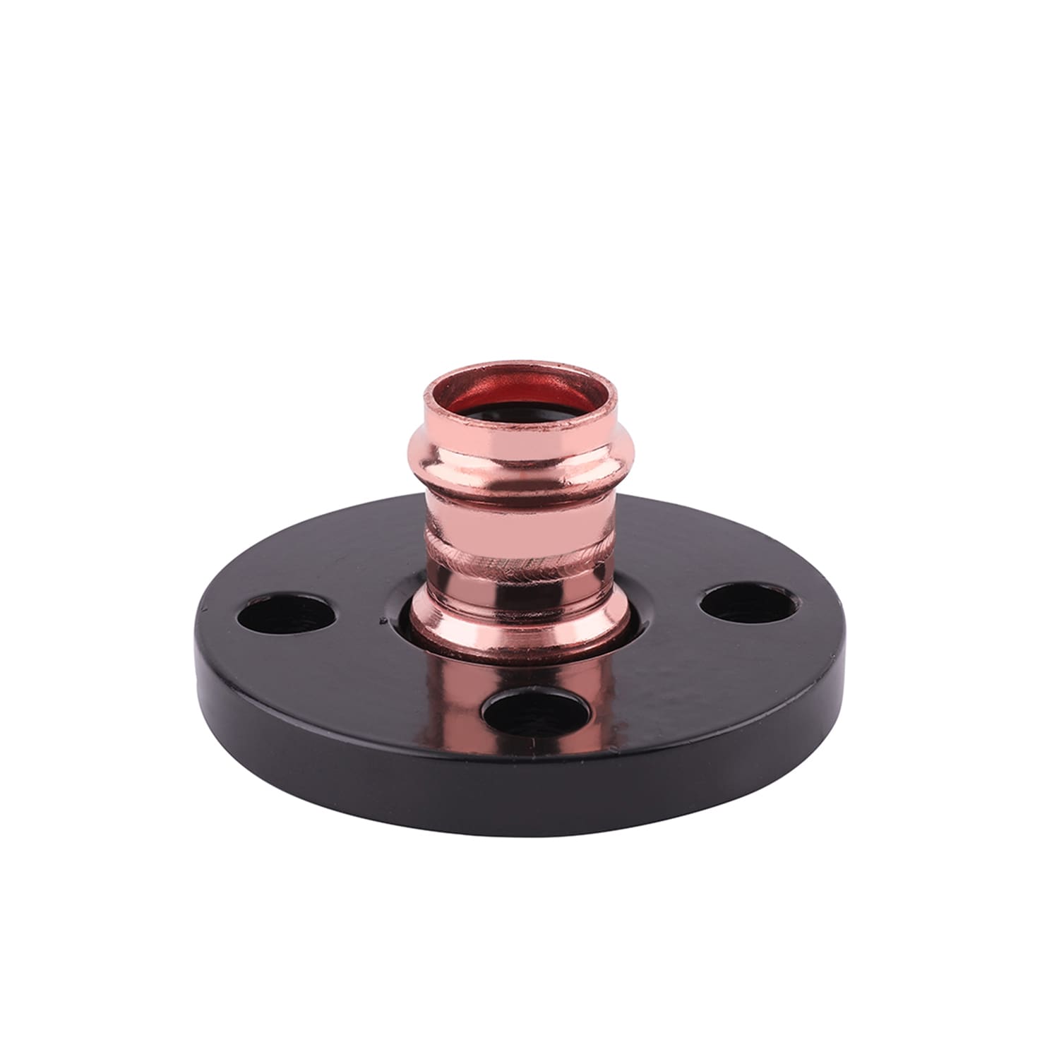 3” – 4 Copper Press Adapter Flange, High-Quality Press Fit x Press Fit x Flange for Plumbing and HVAC Applications, Ensures Efficient and Secure Connections Zero Lead